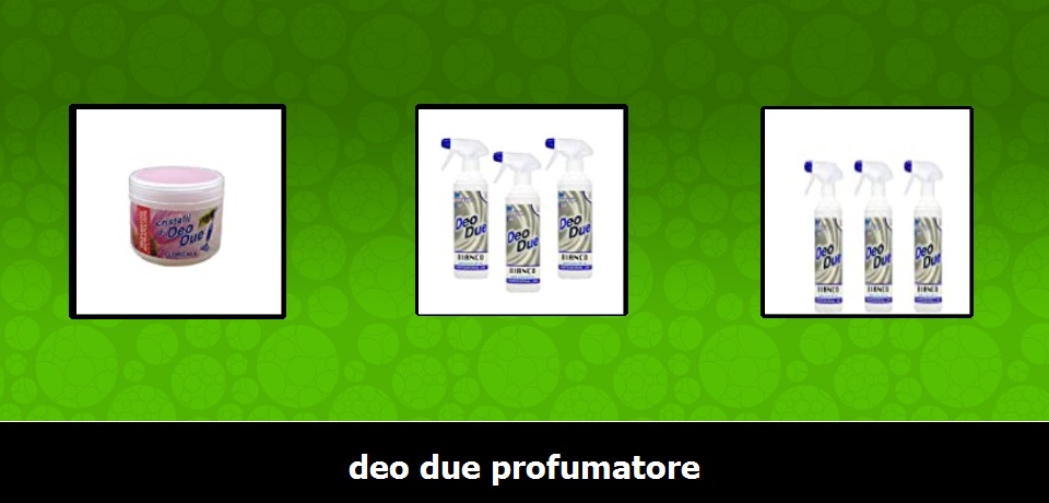 Kit 3x Deo Due BIANCO 500ml - DeoDue Deodorante Profumatore